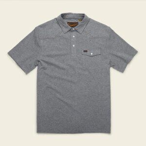 Howler Bros Ranchero Polo - Grey Heather S